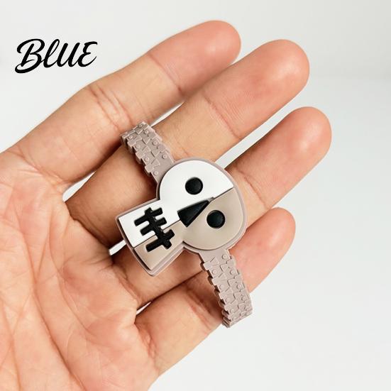 Cute Cartoon Wristbands 8 Pcs Halloween Bracelets Adjustable Soft PVC Wrist Straps for Kids Adults Party Favors Pumpkin Witch Trick or Treat