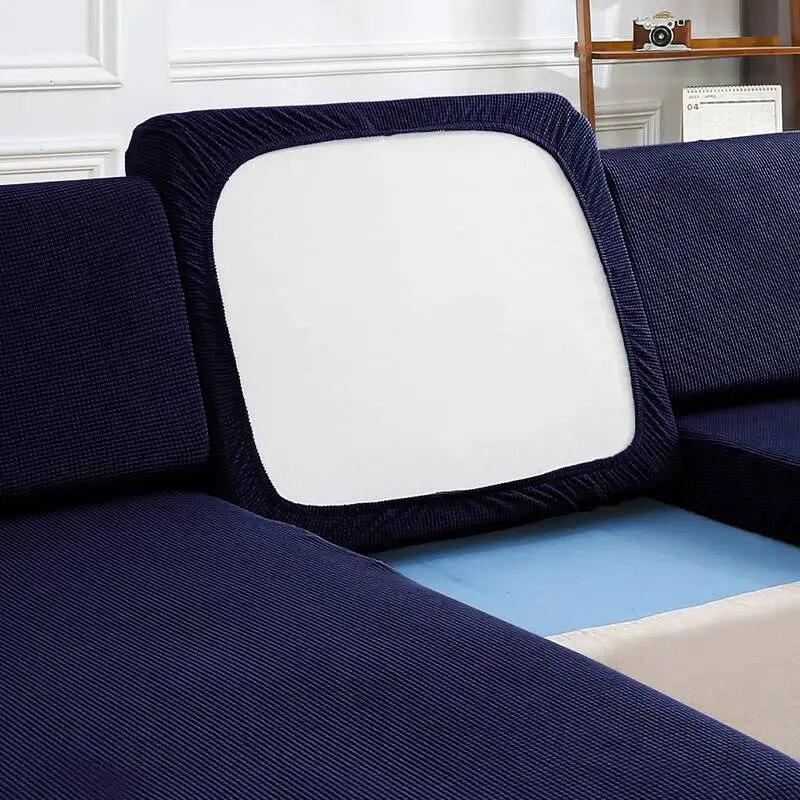 1 Stück Stretch-Sofa-Sitzkissenbezug, abnehmbar, für Wohnzimmermöbel, Schutzhülle, hochelastischer Sofabezug, Set