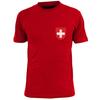 Mens Switzerland Pocket Shield Badge Football T Shirt Soccer Footy