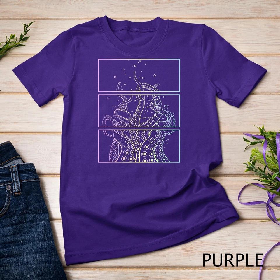 Pastel Goth Octopus T-Shirt Unisex T-shirt 7 S