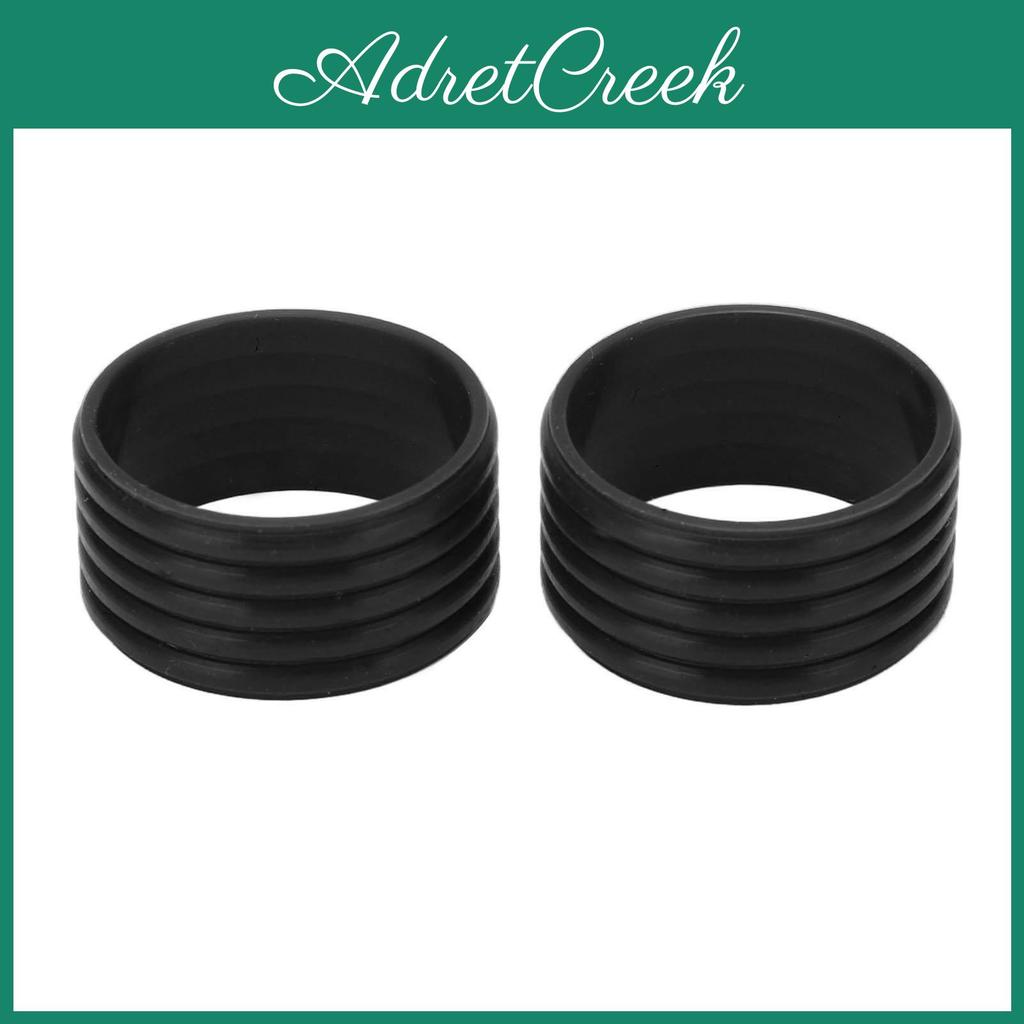 Silicone 2pcsset Racket Handle Tennis Ring Sweat Absorption Tennis Overgrip Fixing Ringblack