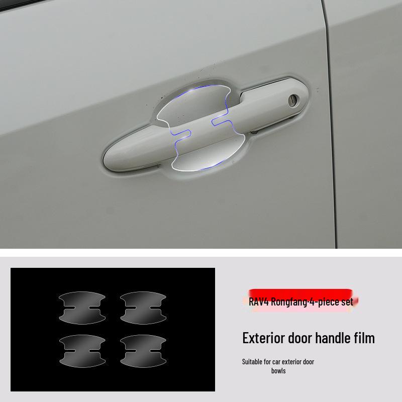

RAV4 Rongfang Защитная пленка из ТПУ, прозрачная, для углов дверей, на заказ Specification see description