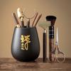 Ebony Wood Six Gentlemen Tea Ceremony Tool Set