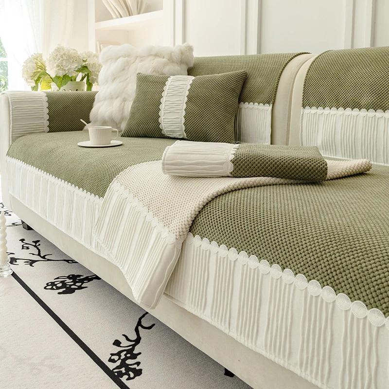 

Декор с кисточками, диванная подушка для гостиной, модные 4 сезона, тканые чехлы для диванов, домашние нескользящие диванные подушки, выдолбленные подшивки 70x70cm 1pcs зелёный