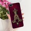 Clear For Huawei Y5 2018 Cover For Huawei Y5 Prime 2018 Case Luxury Crown A-Z Letters 2D Painted Casing For Huawei Y5 Lite 2018