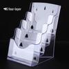Acrylic A5 Wall-mounted Four-Tier Document Display Rack