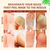 Vitamin C Orange Nourishing Foot Mask, Hydrating, Moisturizing, Removing Dead Skin, Exfoliating, Beautifying Foot Mask, Foot Mask