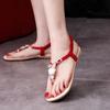 Versatile Women Bohemia Buckle Flat Shoes Sandals For Everyday Comfort And Fashion