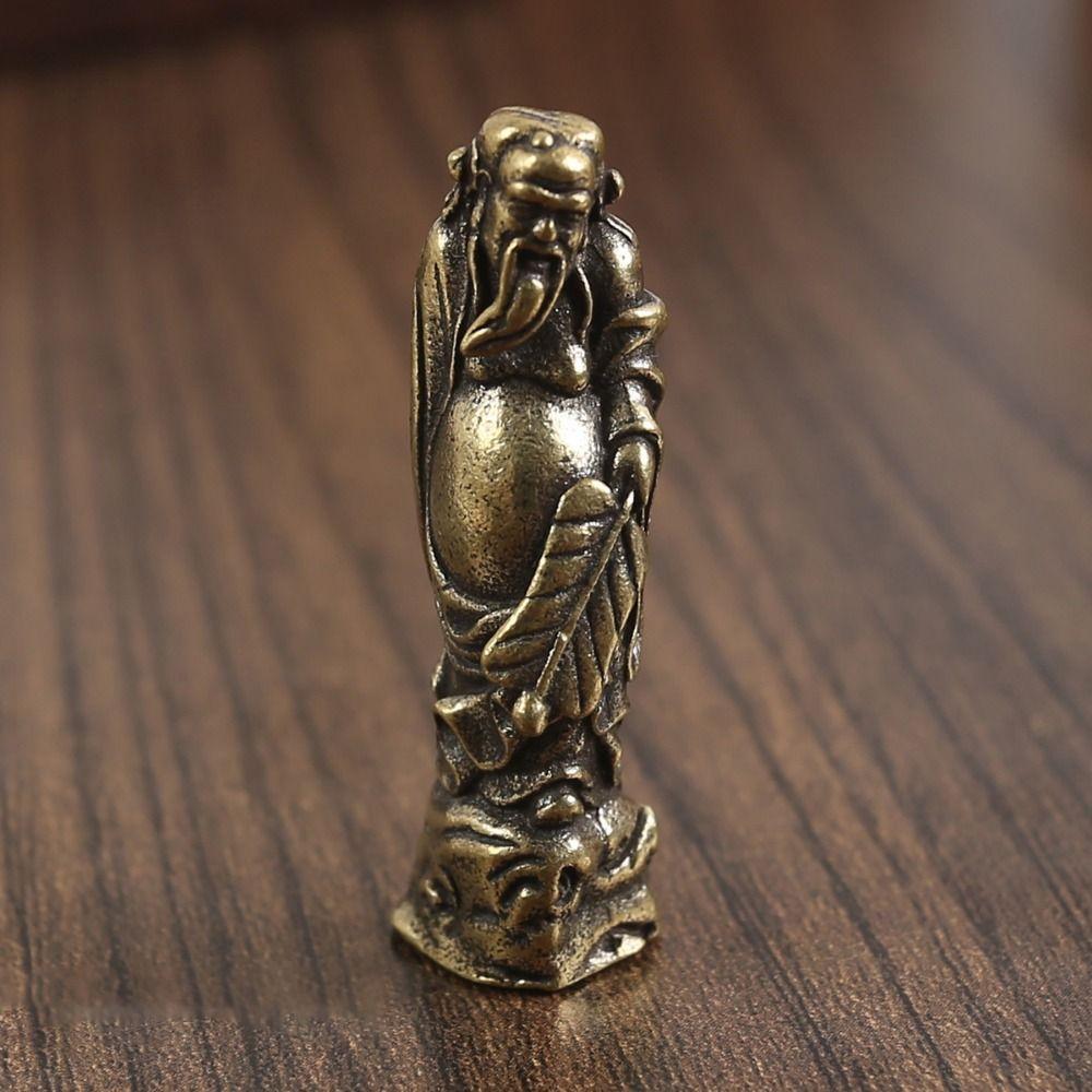 Creative Copper Crafts Buddha Sculpture Handmade DIY Buddha Pendant Accessories Carved Buddha Miniatures Porch