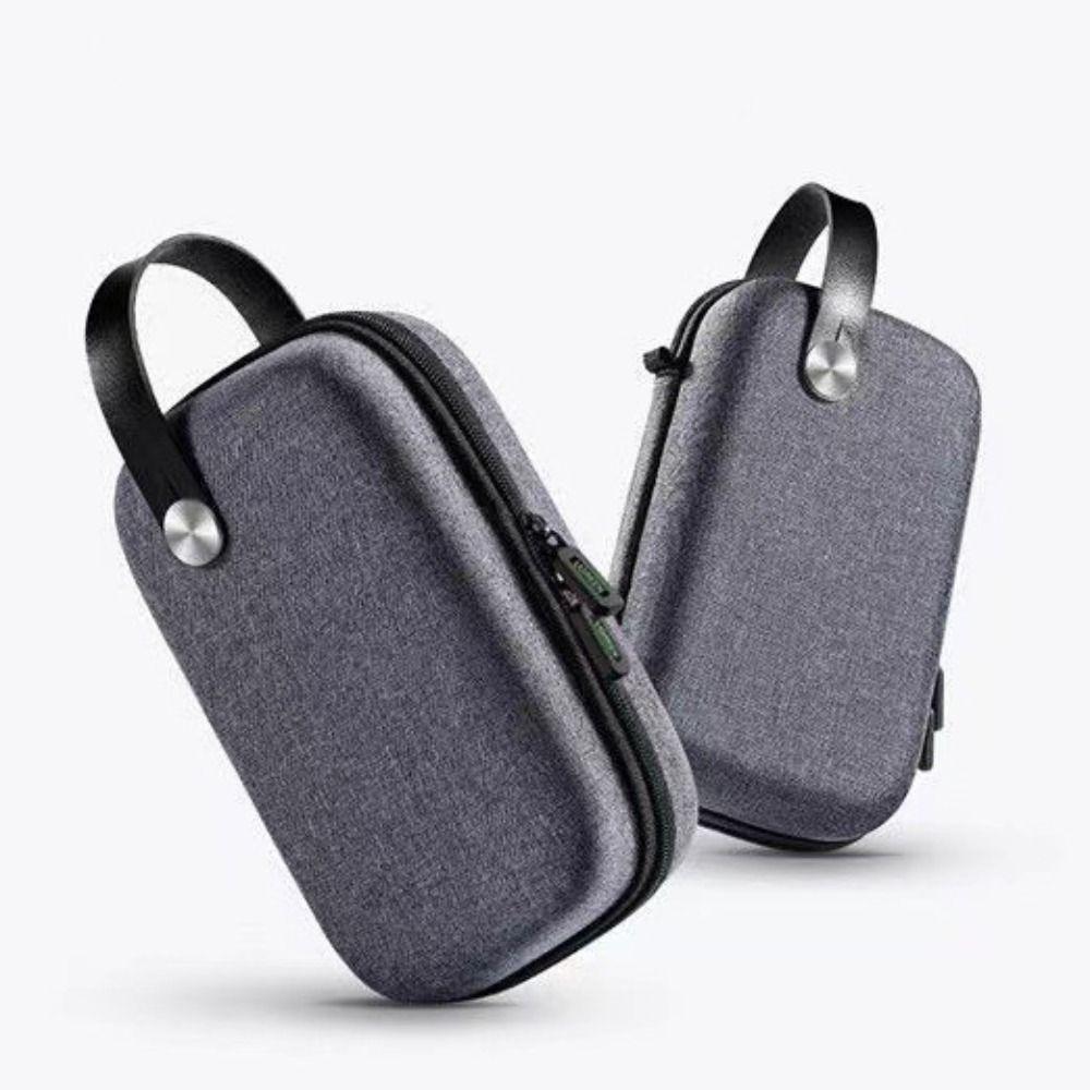 Lightweight Travel Organizer Bag Multiple Compartments Data Cable Organizer  Office