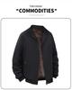 Men's Plus Size Winter Cotton Jacket for Middle-Aged & Elderly Dads, Velvet Lined, Thickened, Padded, Stand-up Collar