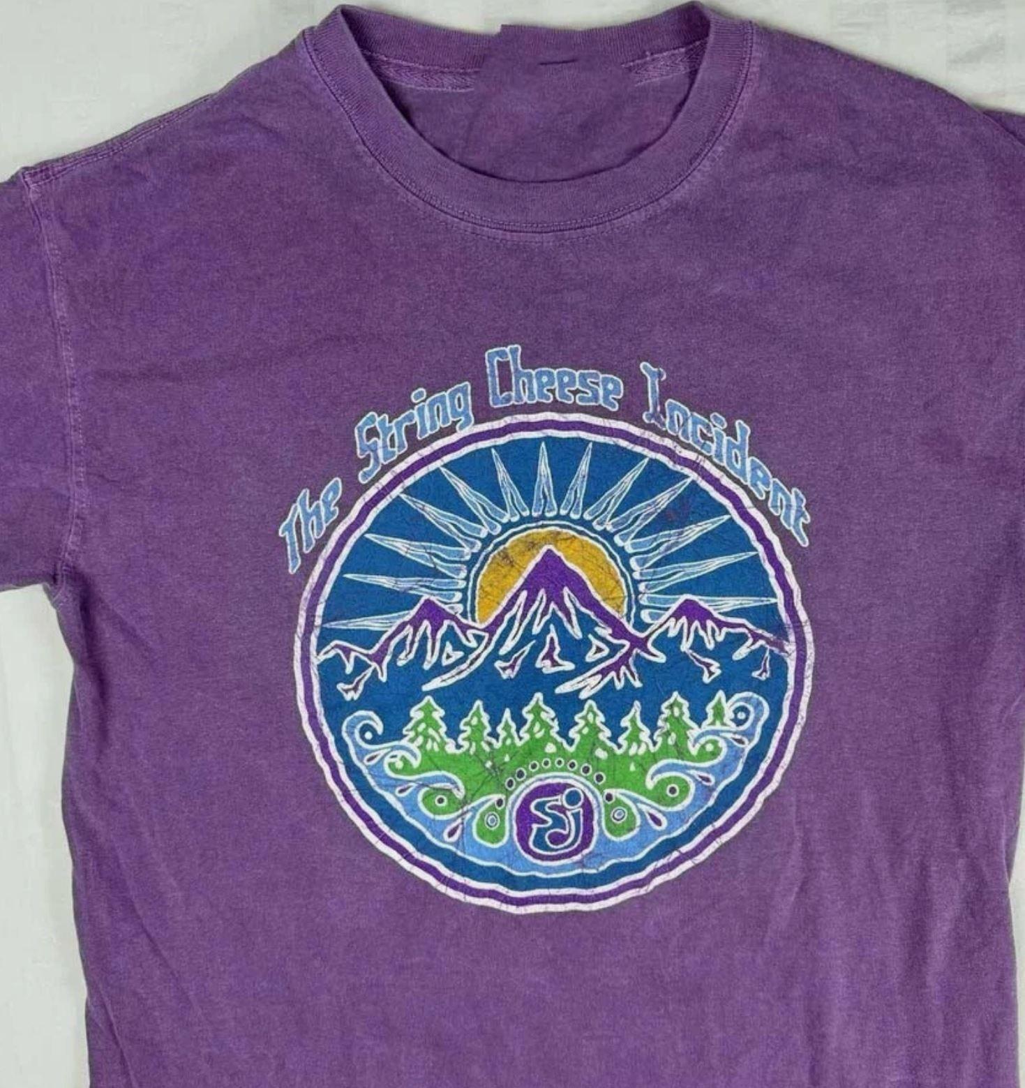 The String Cheese Incident T Shirt Unisex Purple Graphic XXXL