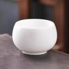 Suet Jade White Porcelain Teacup High-End Personal Special Large Master Cup Single Cup Tea Bowl Tea Cup High-End Ceramic Pair Cup