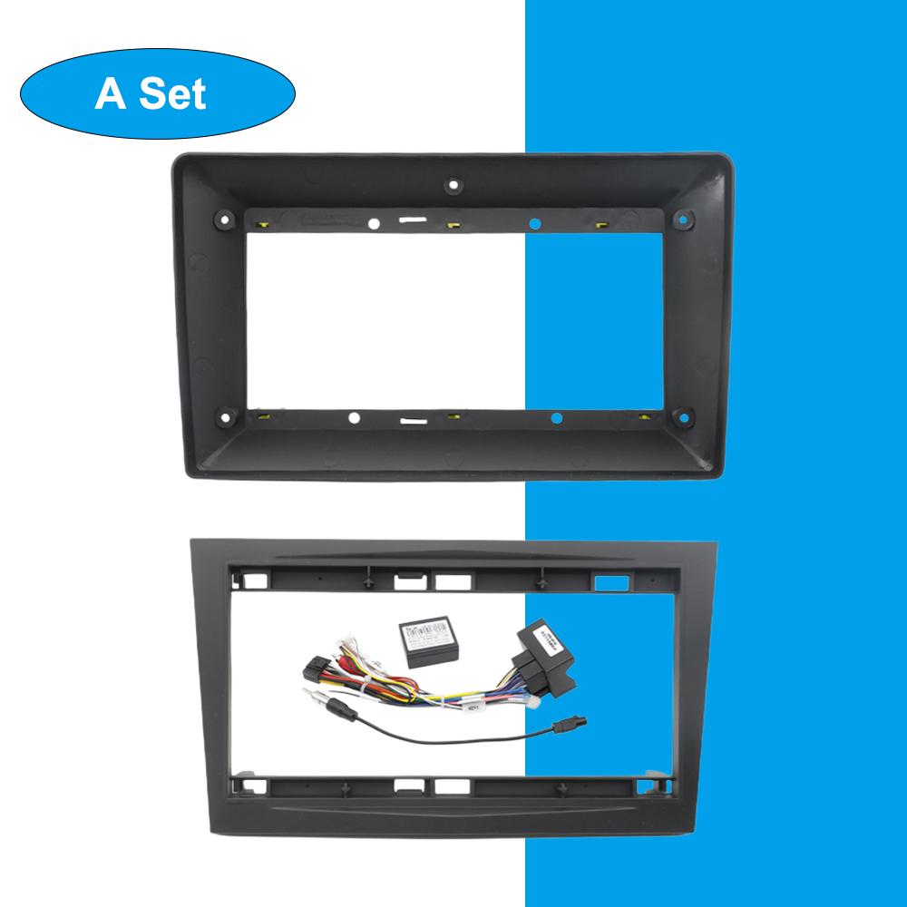 For Opel Zafira B Astra H Antara Corsa D 9 Inch Car Radio Dash Frame Fascia Panel Trim
