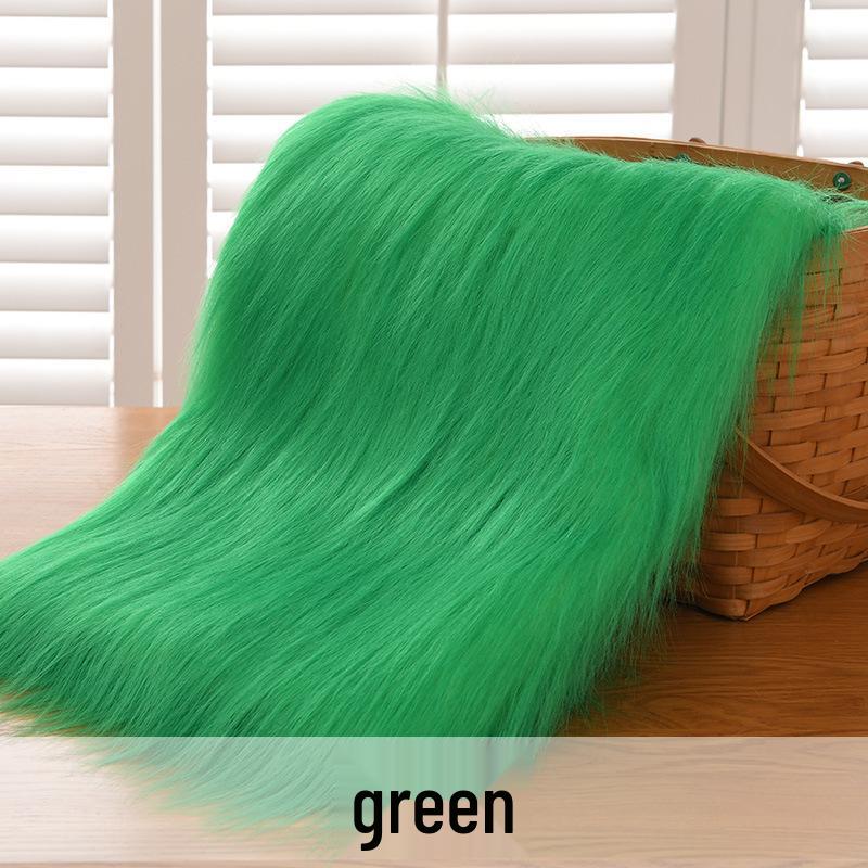 

Тканина штучного хутра з довгим ворсом 12 см для косплею та іграшок фурсьюту 50x50cm