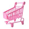 Shopping Cart Makeup Sponge Rack Miniature Grocery Cart Tiny Supermarket Handcart Shopping Utility Cart Kids Toy