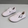 [Customized] ZY8583 new board shoes 2025 spring and autumn season belt buckle versatile suede women's shoes casual thin sole resistance