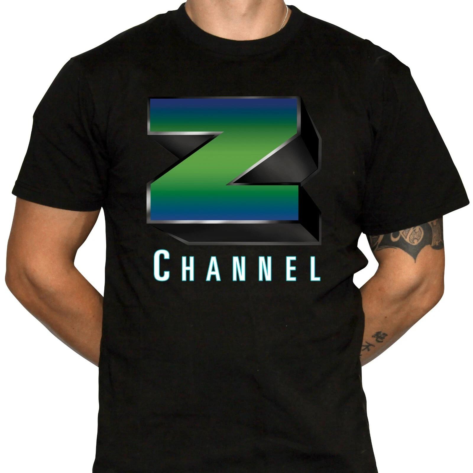 Z CHANNEL T-SHIRT - Defunct TV Platform - 100% Preshrunk Cotton T-Shirt L