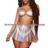 Festival-Stil Damen Durchsichtiger Minirock - Sexy, Kurz, Europäische/Amerikanische Partykleidung