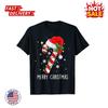 Men'S Funny Christmas Inspired Unisex T Shirt with Santa'S Naughty List Graphic