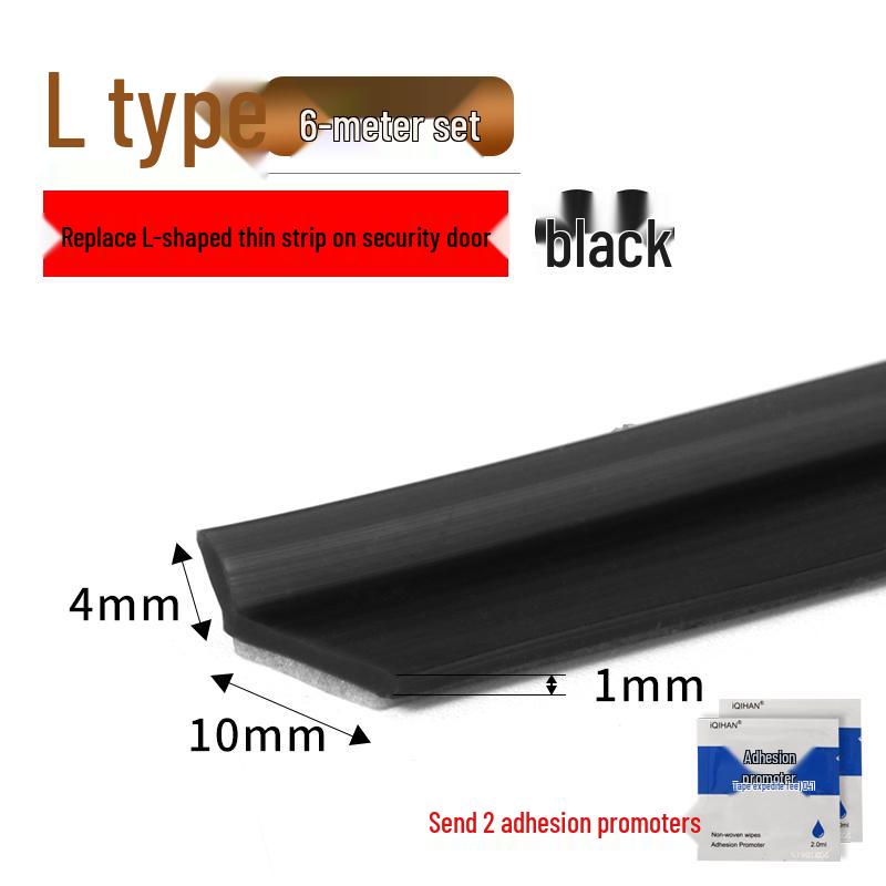 Diebstahlsichere selbstklebende Silikon-Dichtungsleiste für Tür und Fenster zum Abdichten gegen Wind und zur Isolierung