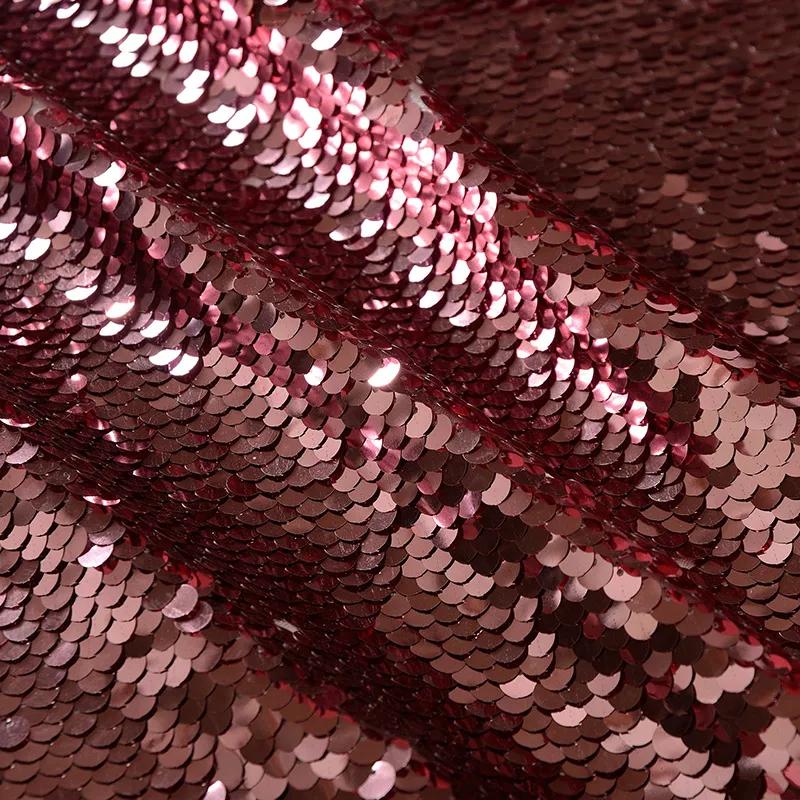 50x130cm 9mm Sequin Cloth Color Butyl Cloth Thickened Opaque Stage Background Cloth Decorative Costume Fabri