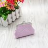 Women Coin Purse, Polka Dot Printing Mini Lightweight Pouch, Pocket Size Kiss Lock Coin Pouch, for Coins Earrings Hair Ties Small Items