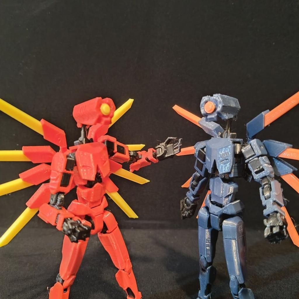 Non-Toxic 3D Printed Mannequin Dummy 13 Ultrakill V1 Series Toys Action Figures Multi-Jointed Movable Shapeshift Robot Children Gifts