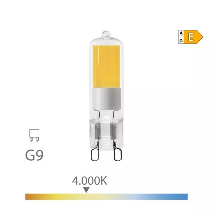 Ampoule LED G9 – 5W – 575lm – 4000K – Lumière Du Jour – 1,43x6,45cm - 98211