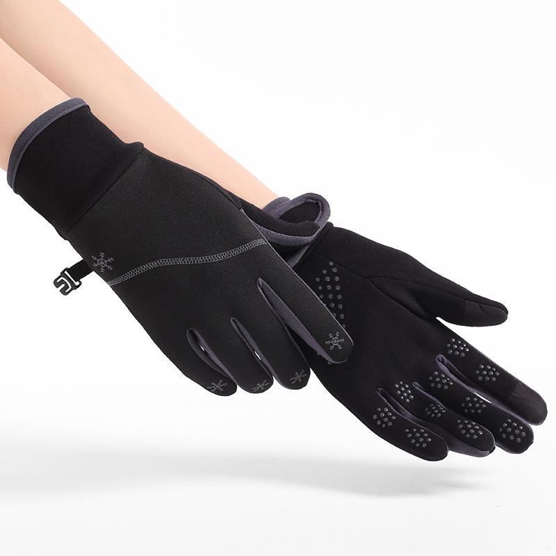 

Осенне-зимние бархатные термоперчатки женские для занятий спортом на открытом воздухе, защита от холода, сенсорный экран, перчатки из немецкого бархата для вождения, езды на велосипеде, лыжные перчатки One Size