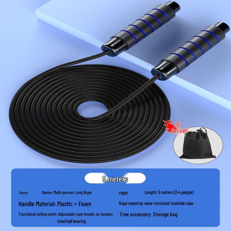 

Multi-Person Bearing Long Jump Rope for Group & Exam Use