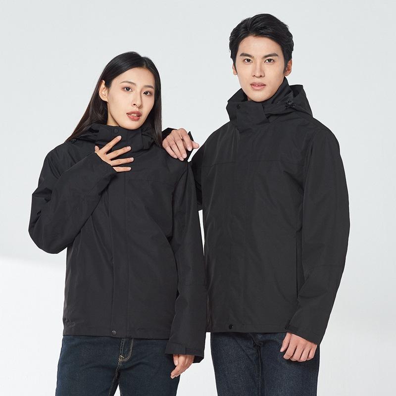 Mountain jacket Women's three-in-one jacket Men's outdoor waterproof removable liner Hiking camping breathable jacket