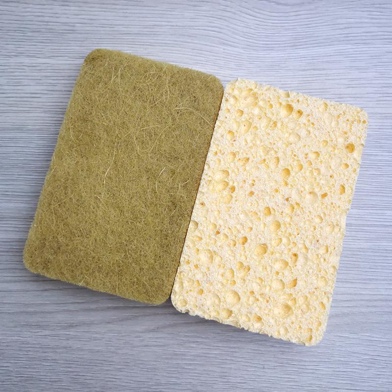 

Набор кухонных губок из натурального сизаля и кокосового волокна 11x7x1.5cm