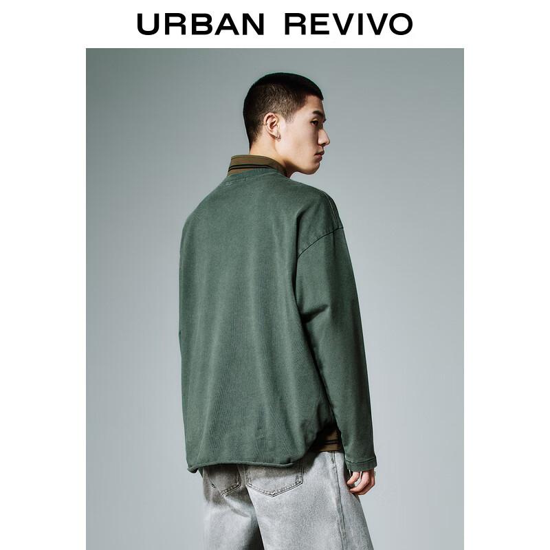 UR Men's Street Style Character Print Long Sleeve T-shirt