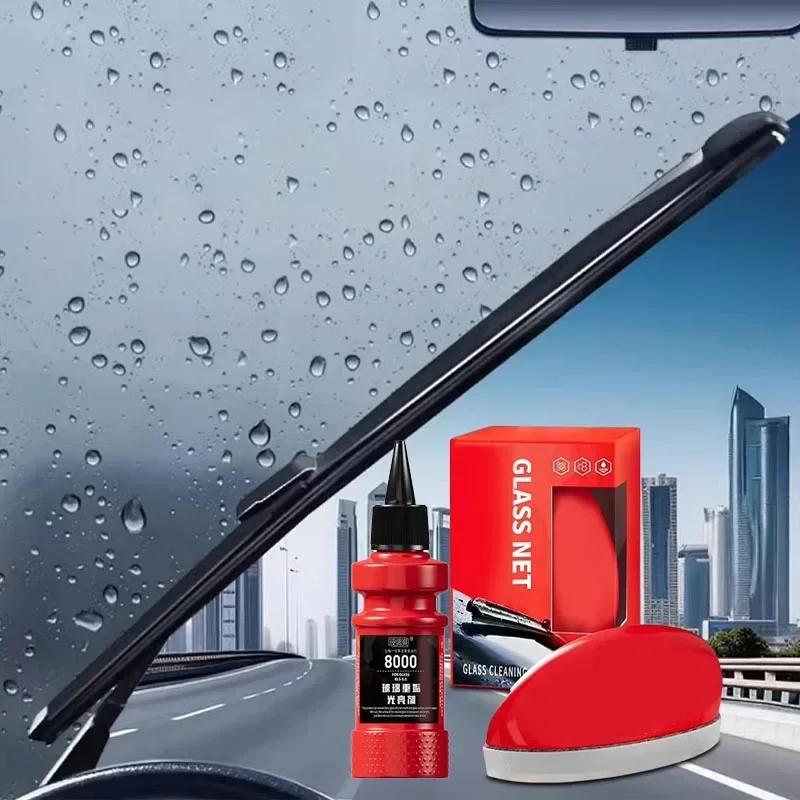 Glass brush refreshing oil film remover, automotive glass bright coating, waterproof and effective cleaning and stain removal