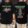 Punk Rock Band Green Day Dookie Graphic T Shirts Men Women Gothic Vintage Short Sleeve T-shirt Fashion Casual Oversized T-shirts