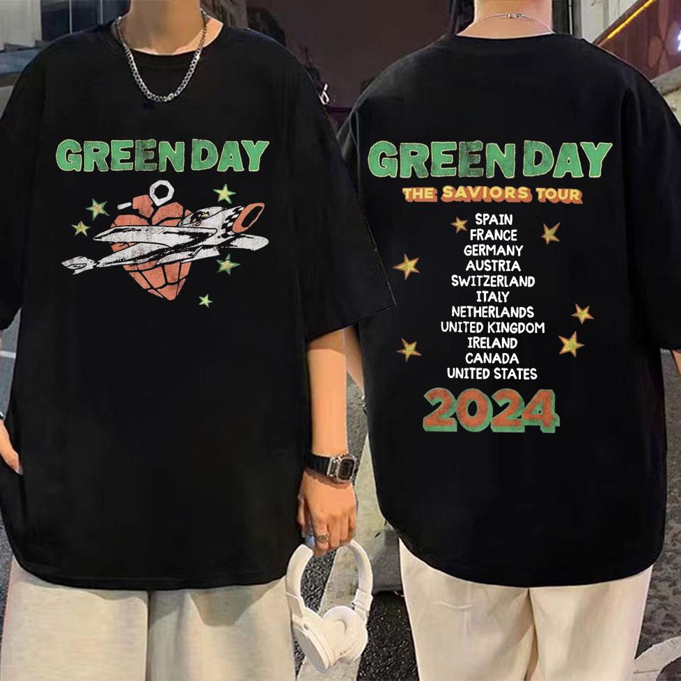 Punk Rock Band Green Day Dookie Graphic T Shirts Men Women Gothic Vintage Short Sleeve T-shirt Fashion Casual Oversized T-shirts