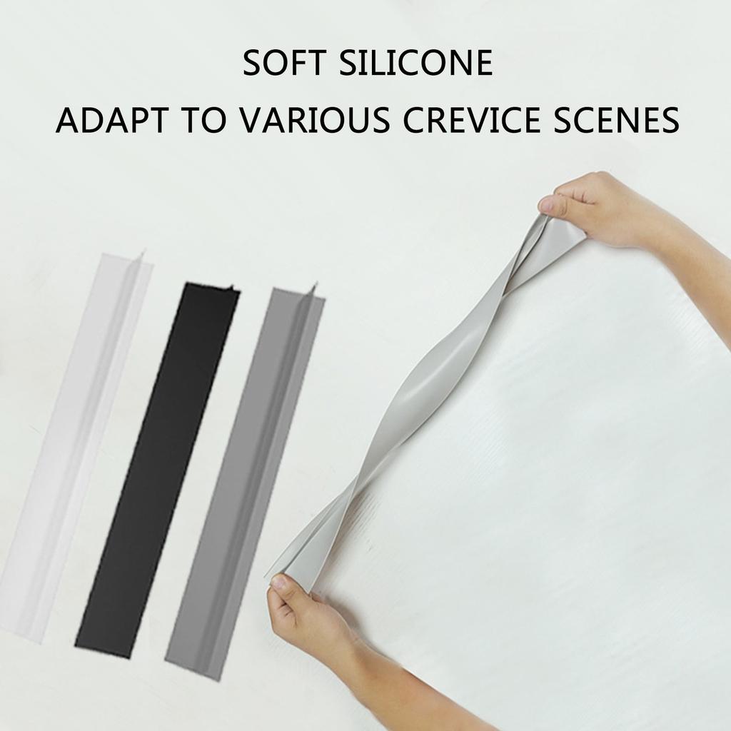 2Pcs Kitchen Stove Counter Gap Covers T Shape Silicone Strip Gas Stove Protector Heat Resistant Mat Slit Cleaning Pad