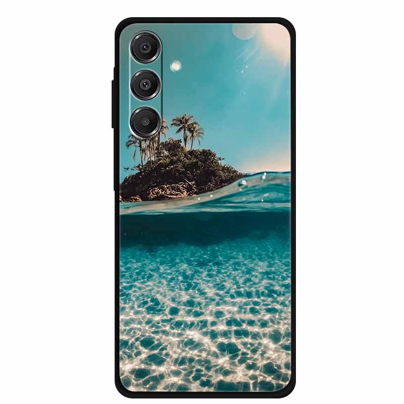 For SAMSUNG GALAXY A37 A57 5G Case Original Soft Silicone TPU Phone Cases Cover Samsung A57 A37 5G Fashion Protector Planet Capa