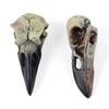 Gothics Crow Skull Necklace Dark Series Necklace Pendant for Halloween Party Hanging Decoration Novelty Gift Accessories
