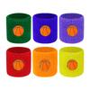 6Pcs Kids Sports Wristbands Colorful Cotton Wristband Sweatband For Children Wrist Protector Football Basketball Tennis Boy Girl 1