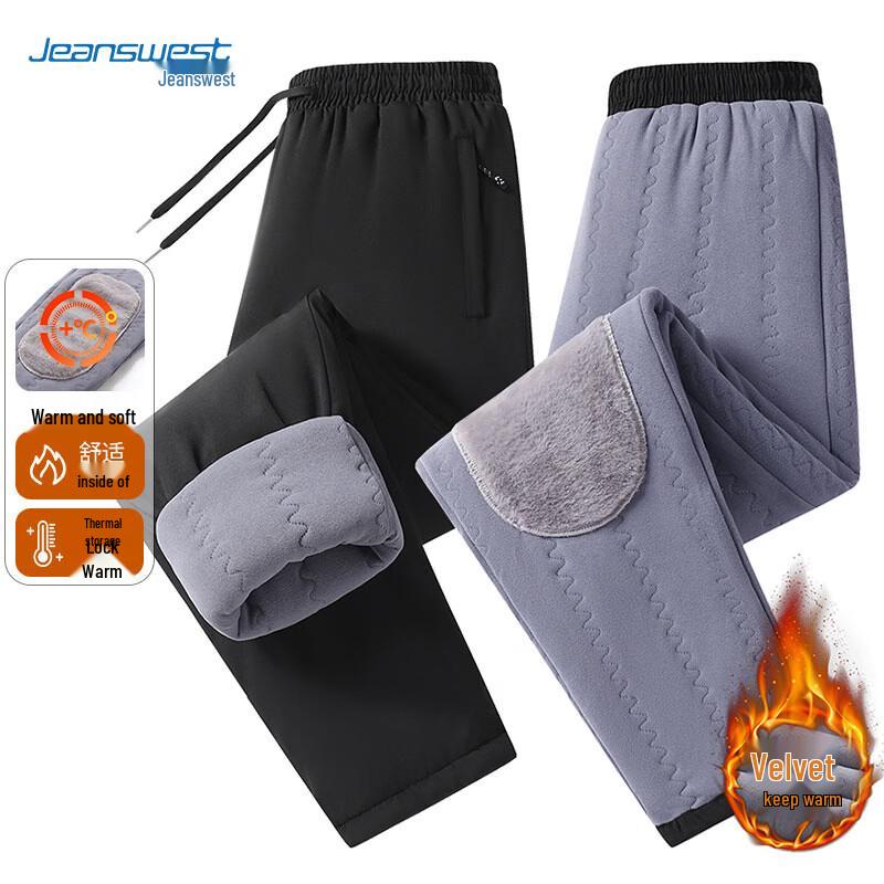 Jeanswest Men s Winter Plush Casual Trousers L