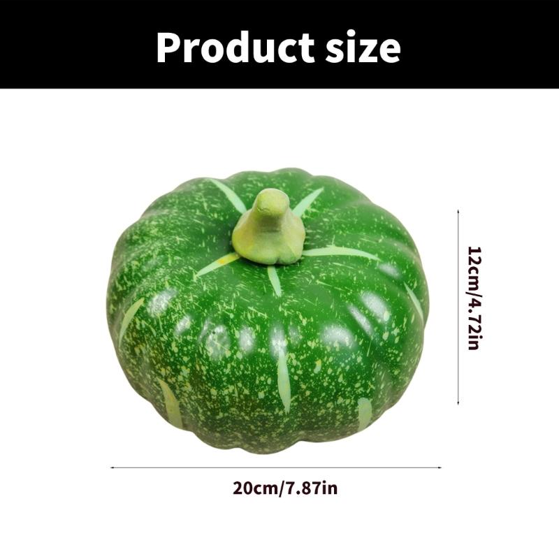 Artificial Pumpkins Realistic Simulation Pumpkins for Thanksgiving Halloween Decoration Fall Party Table Centerpieces