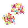 50 Pcs Six Sided Dices Acrylic Dices Board Game Acessories Table Game Dices Colorful Dices for Game