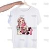 Hanako Kun Mens Harajaku Clothing Summer Streetwear Casual Loose Print Tee Short Sleeve Tops