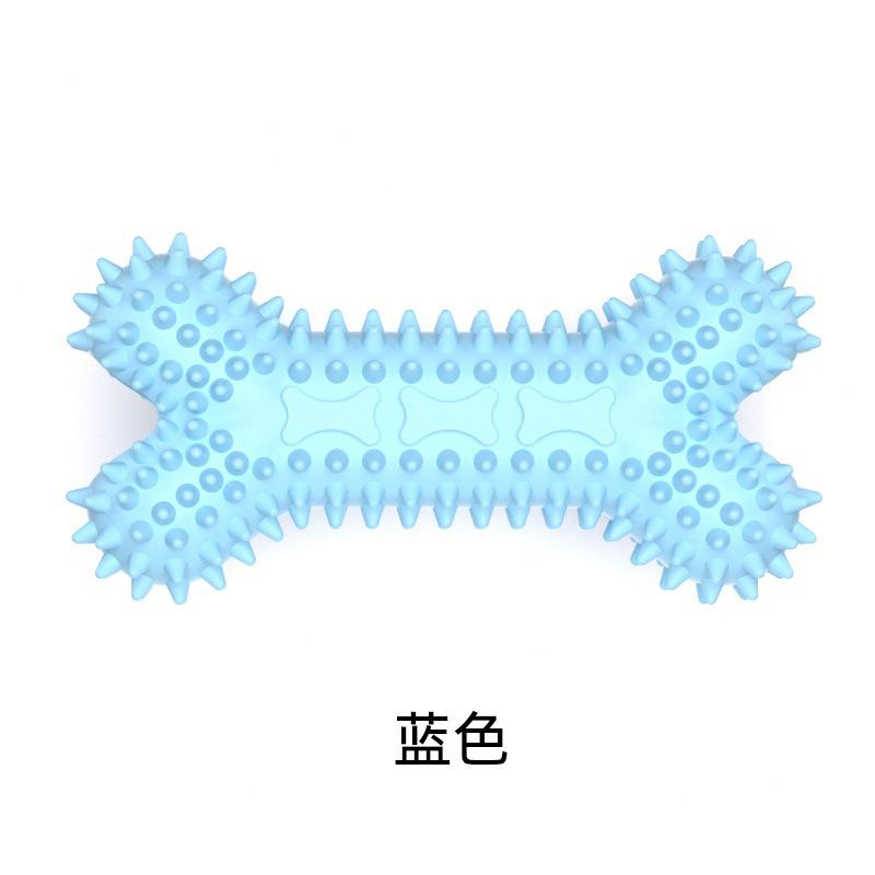 

Gnawing For Toy Dogs Tpr Chew Stick In Bone Shape Factory Sale Direct синій