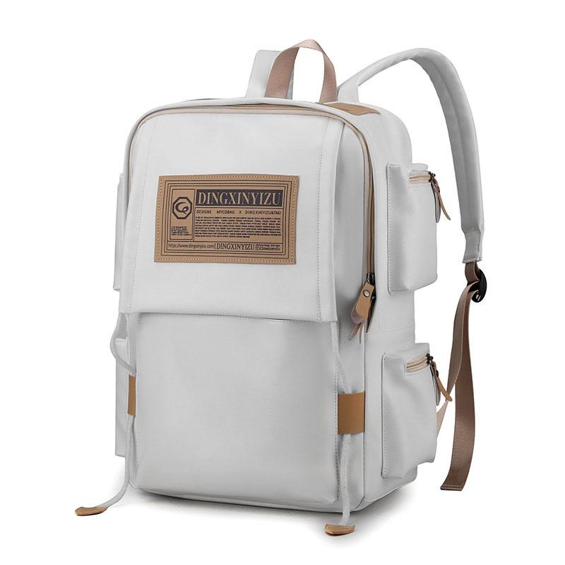 High Capacity Soft Leather Backpack For Men Fashon School Backpack Multifunction Male Laptop Bag Waterproof Travel Bags