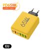 6 Ports USB PD Charger 65W Fast Charging Type C Travel Adapter USB QC 3.0 For iPhone 14 15 Pro Xiaomi 13 Pro Samsung  P60