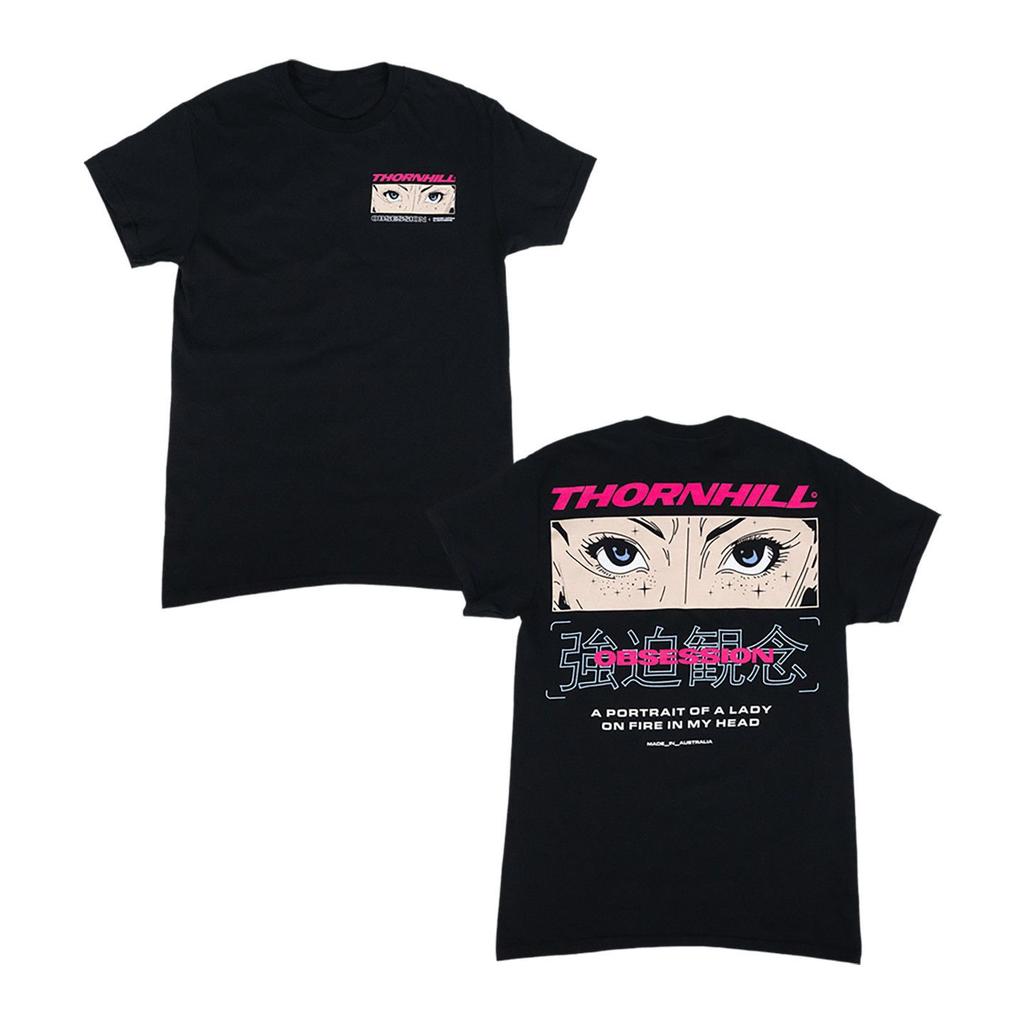 Thornhill Band Metallo Alternativo Rock Nucleare Punk Americano Ampio da Uomo Taglio Dritto T-shirt in Puro Cotone Manica Corta Pantaloncini