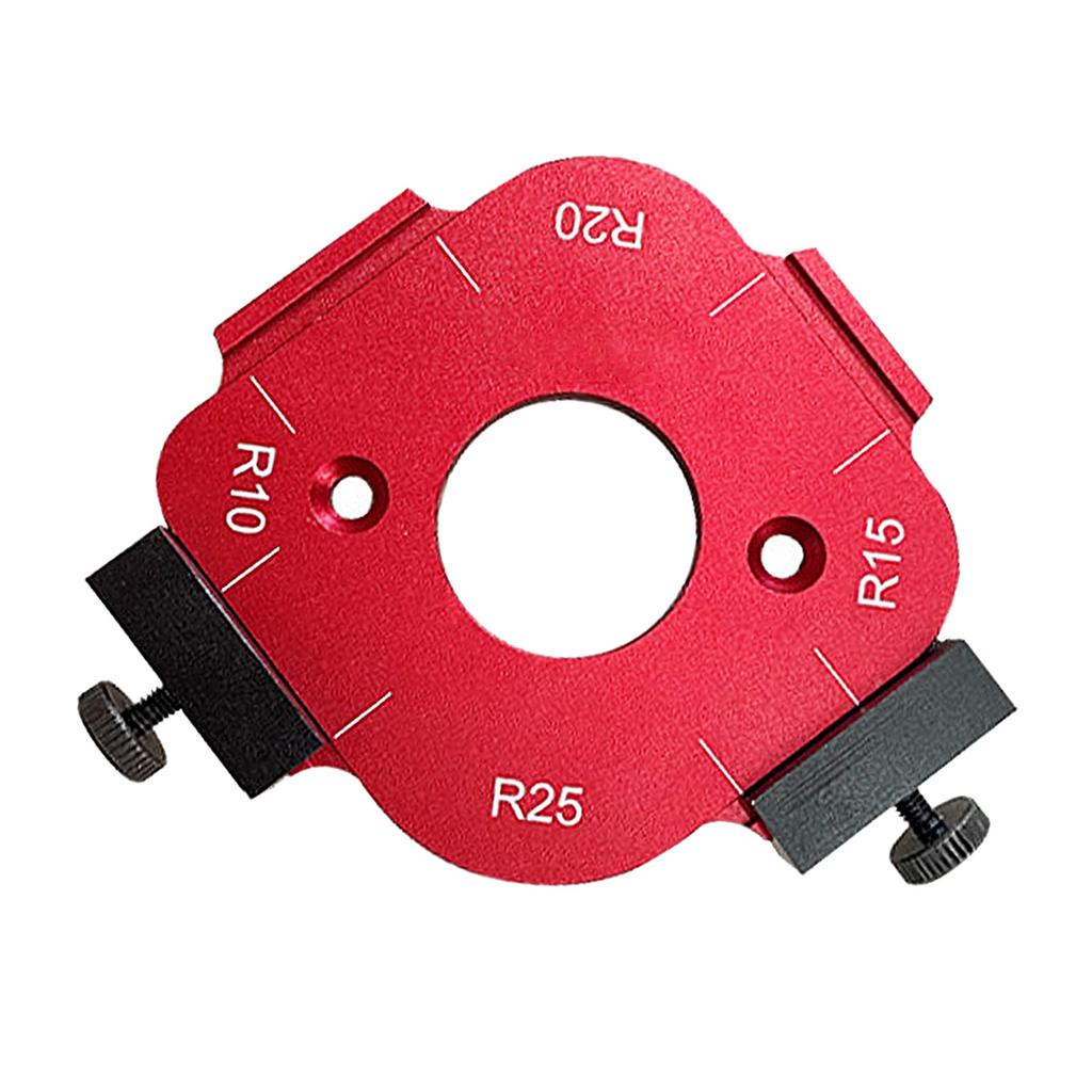 Radius Jig Router Template 4 In 1 R10 R15 R20 R25 Multifunctional Accurate Aluminium Alloy Fast Locator R Angle Template